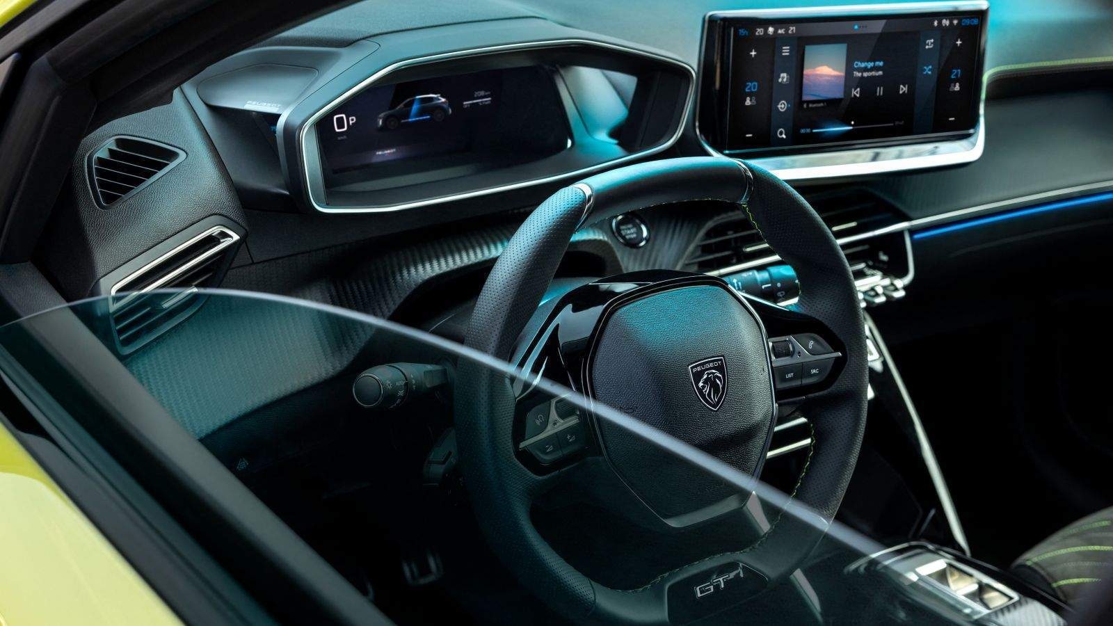 peugeot e208 interni