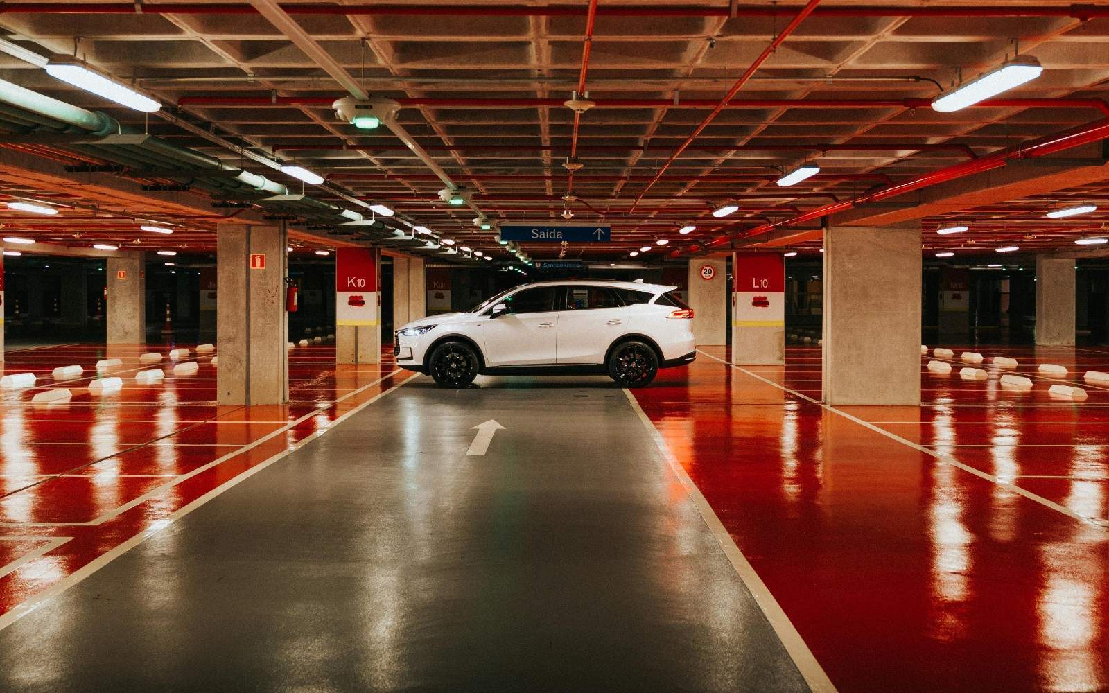parcheggio auto a gas
